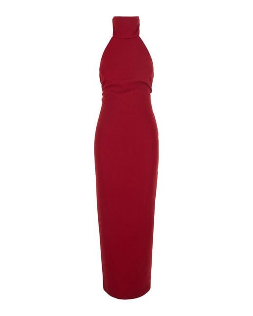 Le Plain Red Long Dress