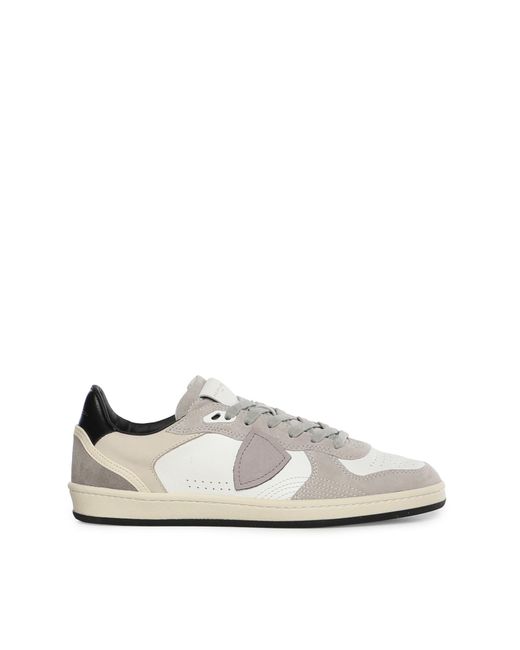 Philippe Model White Pgal Leather Sneaker for men
