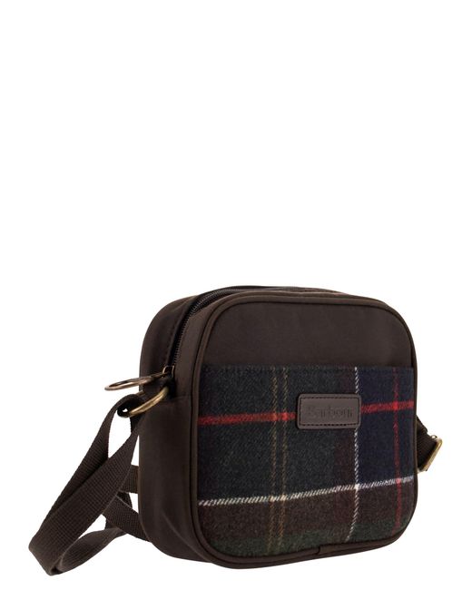 Barbour Black Classic Tartan Shoulder Bag