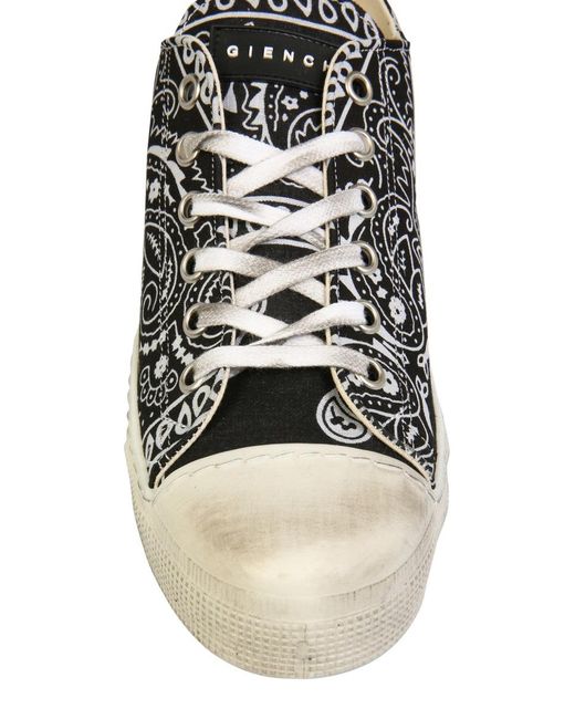 Givenchy White Jean Michel Low Sneakers Cotton Trainers for men