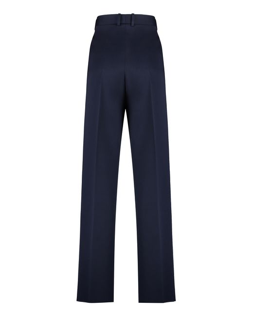 Bottega Veneta Blue Tailored Wool Trousers Cotton Trouser Suits