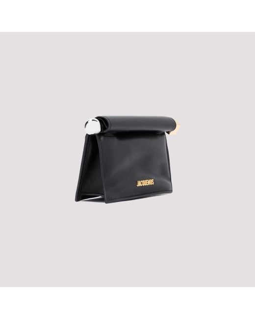 Jacquemus Black La Pochette Rond Carré Unica