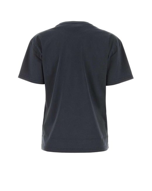 Alexander Wang Black Dark Cotton T-Shirt