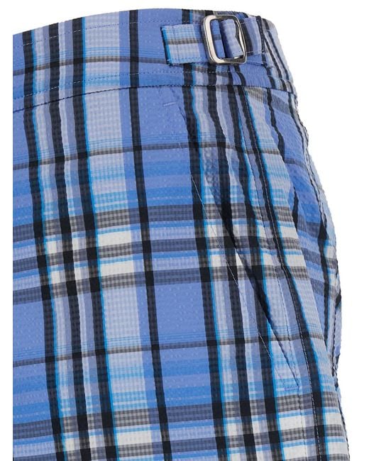 Burberry Blue Swim Shorts Selkirk Sr Polyester Beachwear for men
