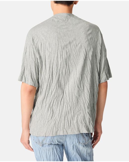 Tシャツ・カットソー BOTTEGA VENETA T-SHIRT BUNNY ライトグレー メランジェクラッシュド コットン プリント
