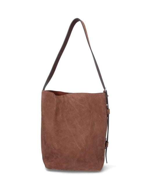 Max Mara Brown Small Tote Bag Archetipo
