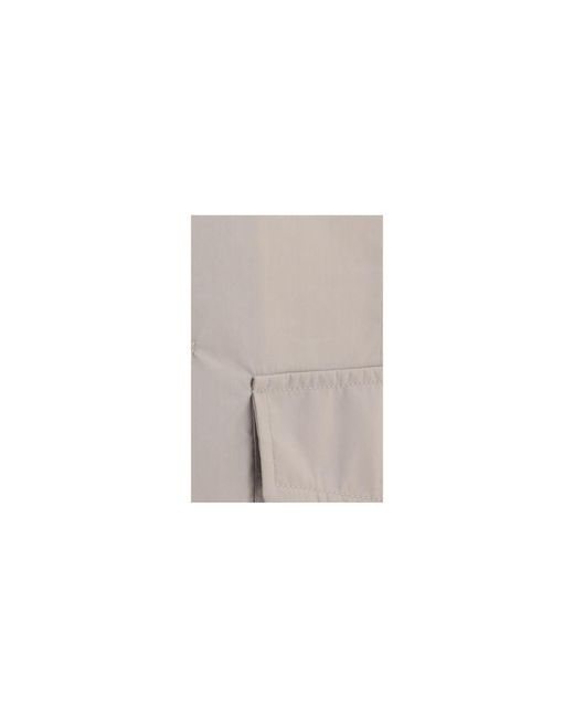 Brunello Cucinelli Gray Beige Cotton Full for men