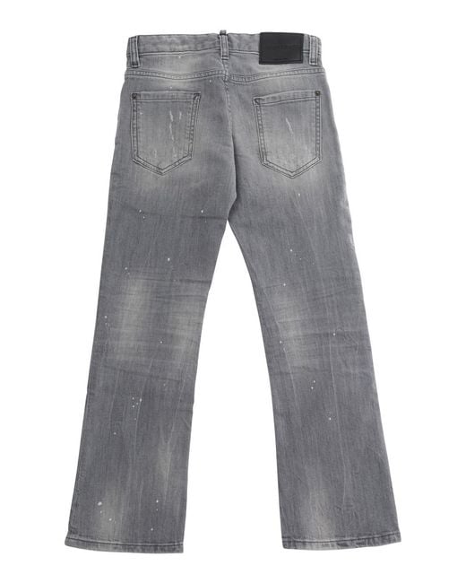 DSquared² Gray Jeans American Denim Cotton for men