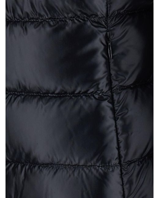 Herno Black Hooded Short Puffer Jacket Polyamide