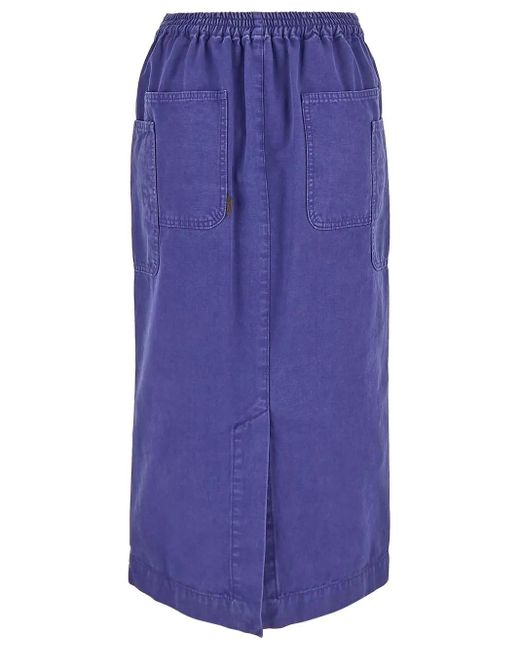 Max Mara Blue Cardiff Skirt