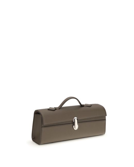 SAVETTE Multicolor Clutch Slim Symmetry Calf Leather Shoulder Bags