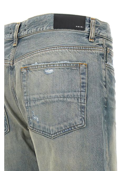 Amiri Blue Shotgun Straight Jeans for men