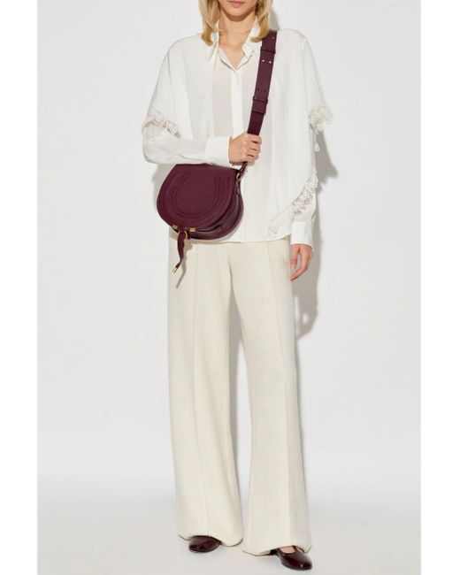 Chloé White Silk Shirt