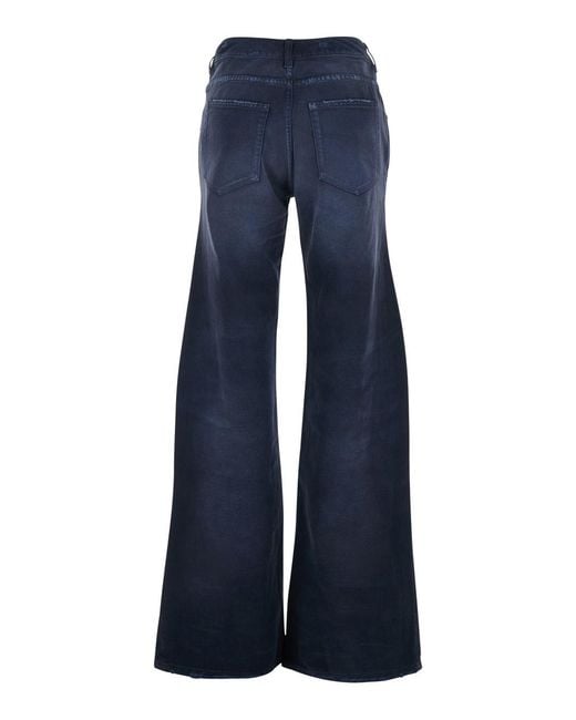 Balenciaga Blue Jeans Five-Pocket Cotton