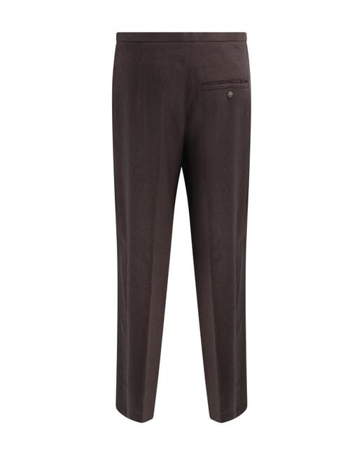 Alberta Ferretti Gray Trousers Fabric