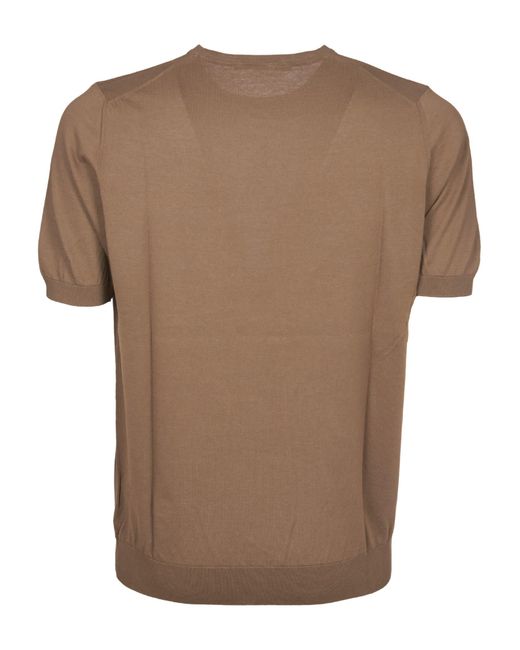 Tagliatore Brown T-Shirt for men