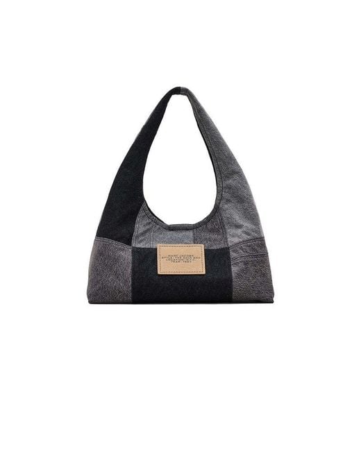 Marc Jacobs Black Satchel Bag Cotton Denim Satchel-Bags