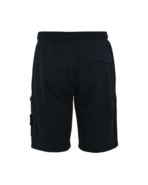 Stone island fleece shop bermuda shorts
