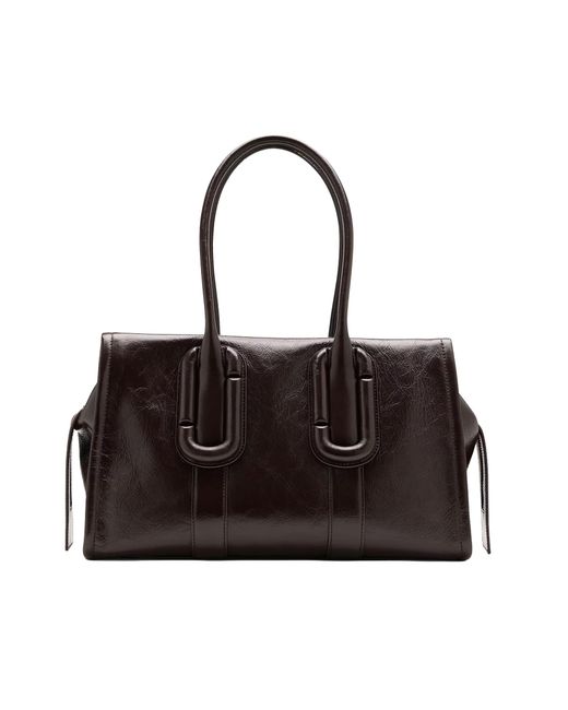 Marc Jacobs Black Shoulder Bag Bebe City Tote Leather Cow