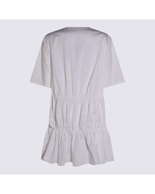 Alaïa White Cotton Mini Dress