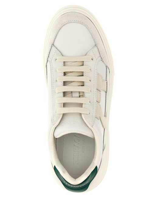 Ferragamo White 'Cassina' Sneakers for men