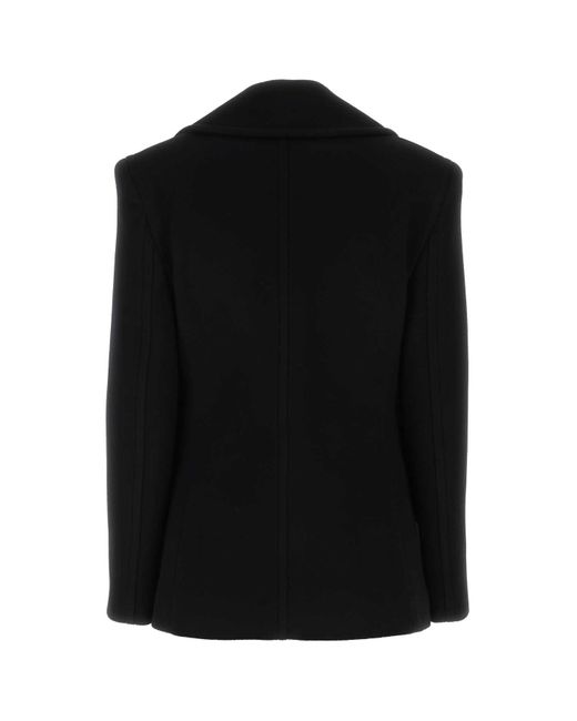 Givenchy Black Wool Coat