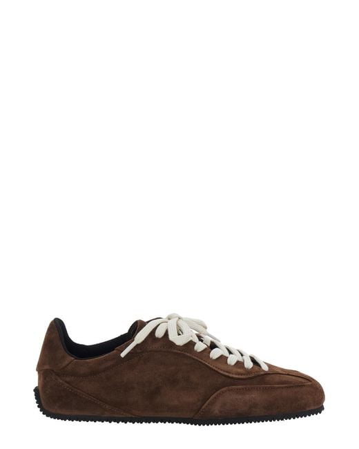 Axel Arigato Brown Low Top Sneakers Daze Suede Trainers for men