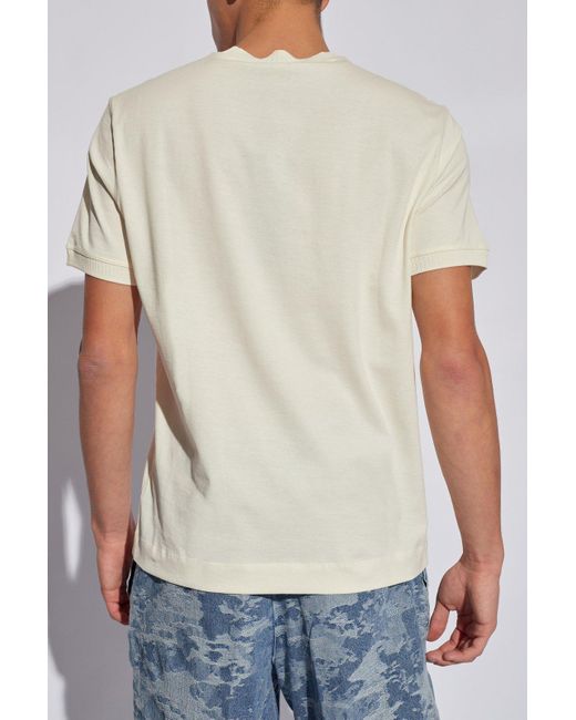 Emporio Armani White T-shirt With Logo, for men