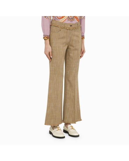 Etro Natural Trumpet Trousers