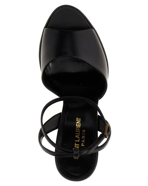 Saint Laurent Black Jodie Sandals