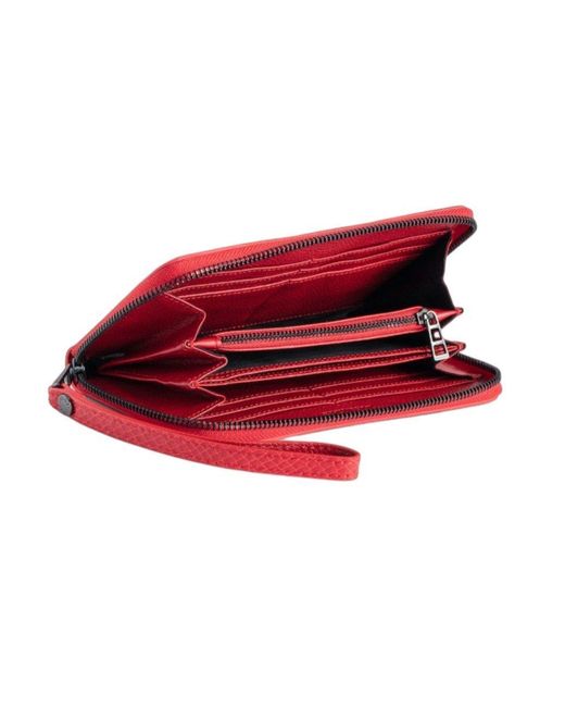 Zadig & Voltaire Red Compagnon Zip-around Wallet