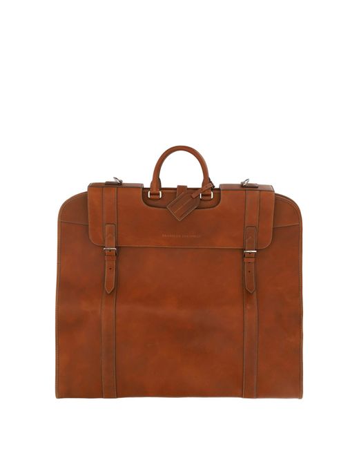 Brunello Cucinelli Brown Garment Bag for men