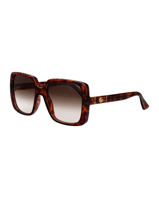 Gucci Brown Sunglasses Injected