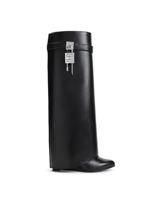 Givenchy Black Shark Lock Pant 90 Ankle Boots