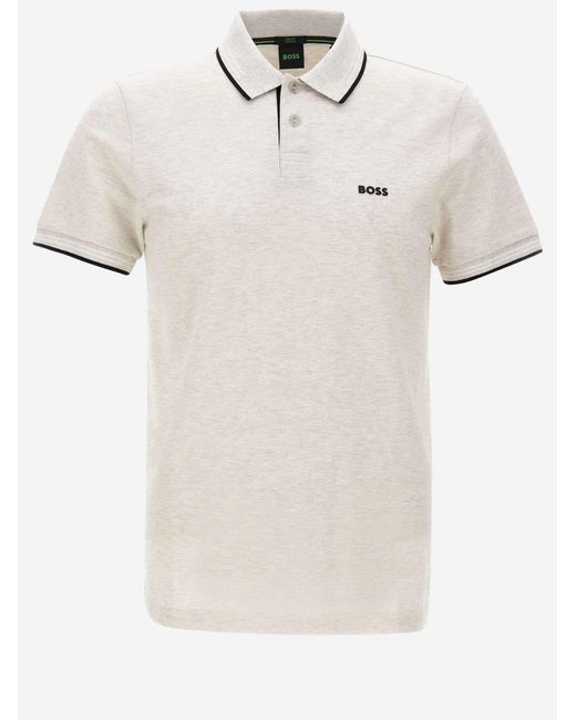 Boss Natural Polo Shirt Cotton for men