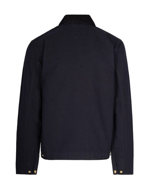 Carhartt Blue Jacket Detroit Rinsed for men