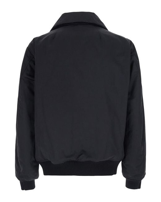 Rick Owens Blue Jacket Dracuflight Coat for men