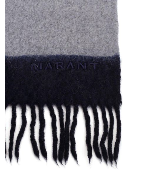 Isabel Marant Gray Firny Scarf for men