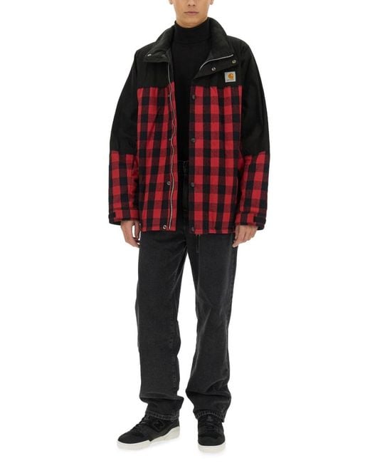Junya Watanabe Red X Carhartt Jacket Cotton for men