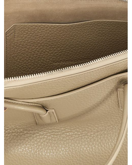 The Attico Natural La Passeggiata Medium Shoulder Bags
