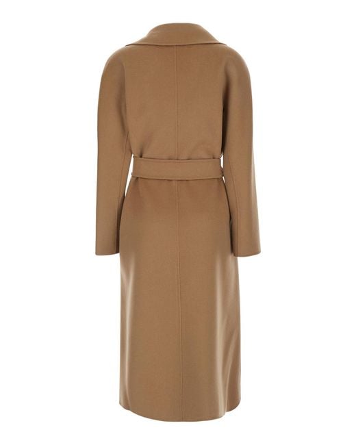 Max Mara Natural Coat Wool-Cashmere