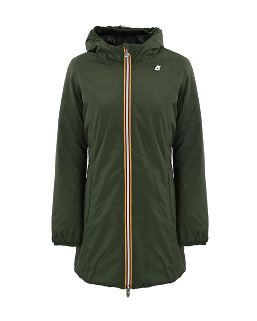 K-Way Green Denise St Thermo Reversible Jacket