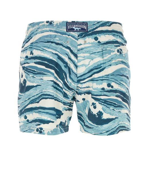 Maison Kitsuné Blue Beachwear for men