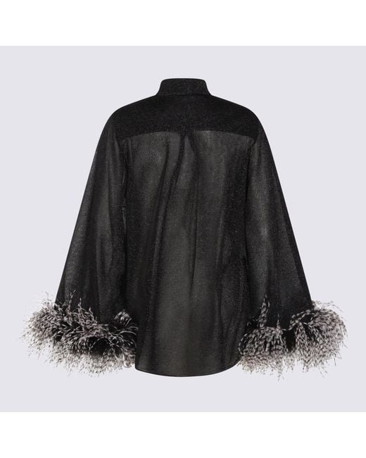Oseree Black Lumiere Shirt