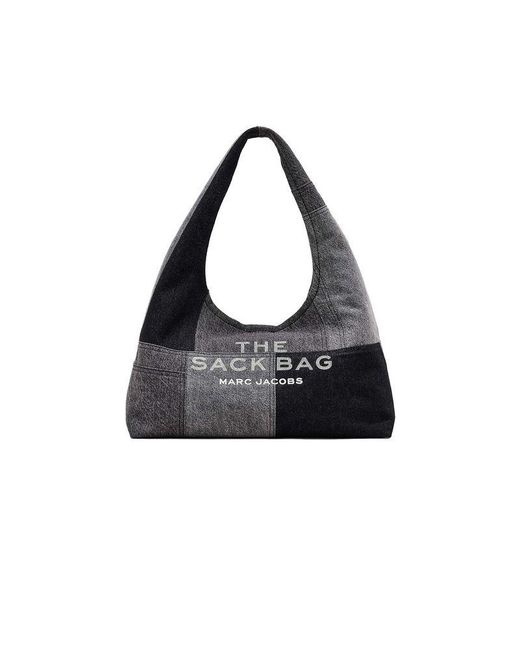 Marc Jacobs Black Satchel Bag Cotton Denim Satchel-Bags
