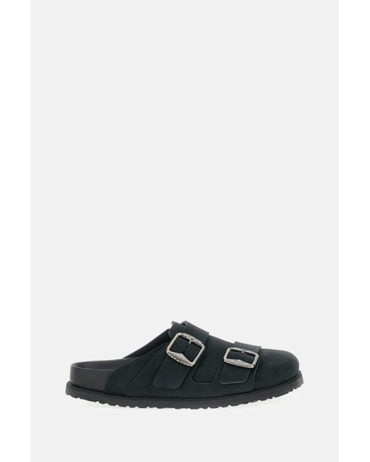 Birkenstock Black 1774 Becomes Berlin 222 West Suede Exq for men