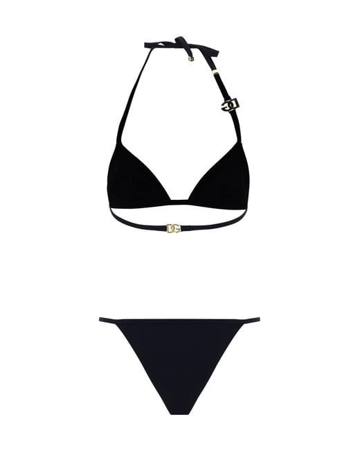 Dolce & Gabbana Blue Swimsuit Nylon Swimwear