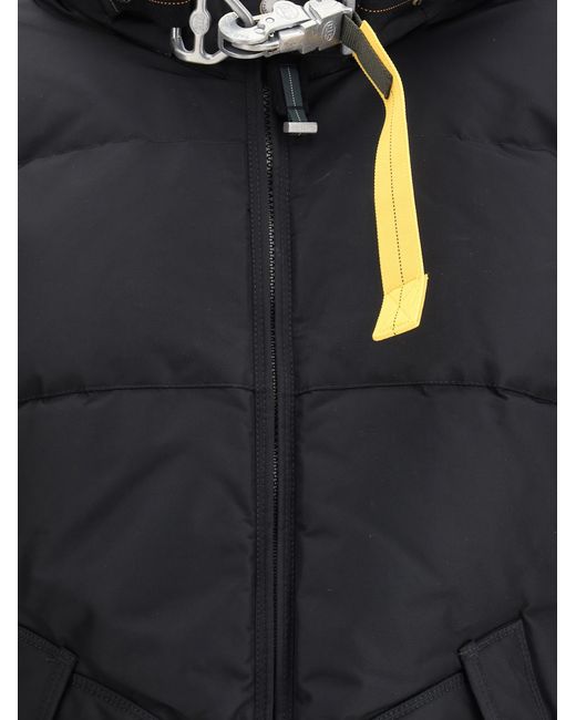Parajumpers Black Long Bear Down Jacket