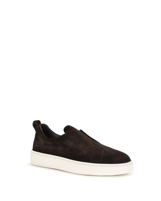 Santoni White Slip-On Sneakers Trainers for men