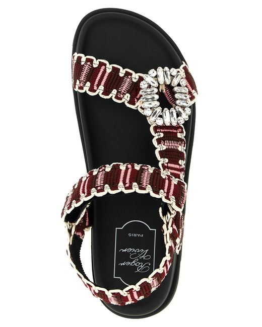 Roger Vivier White Slingback Sandals